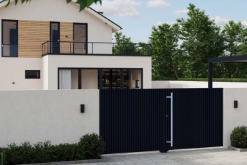 Portail design  crneaux Tschoepp
