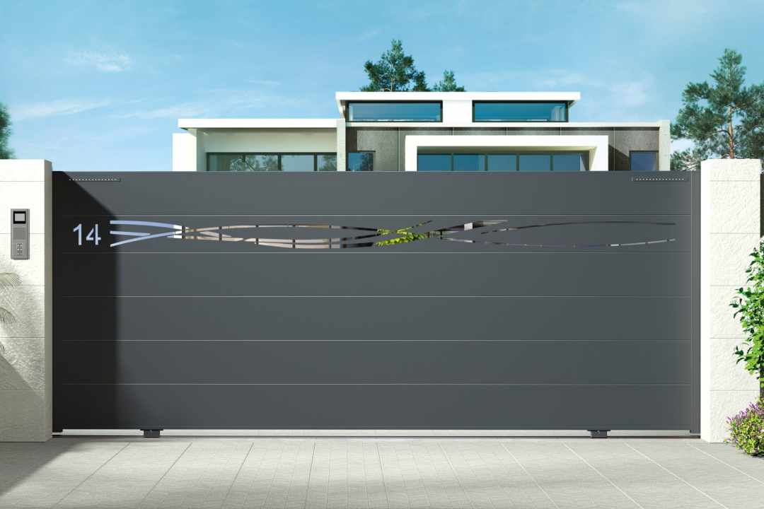 Fabiraction, installation, Portail design Tschoepp Essentiel   Frjus