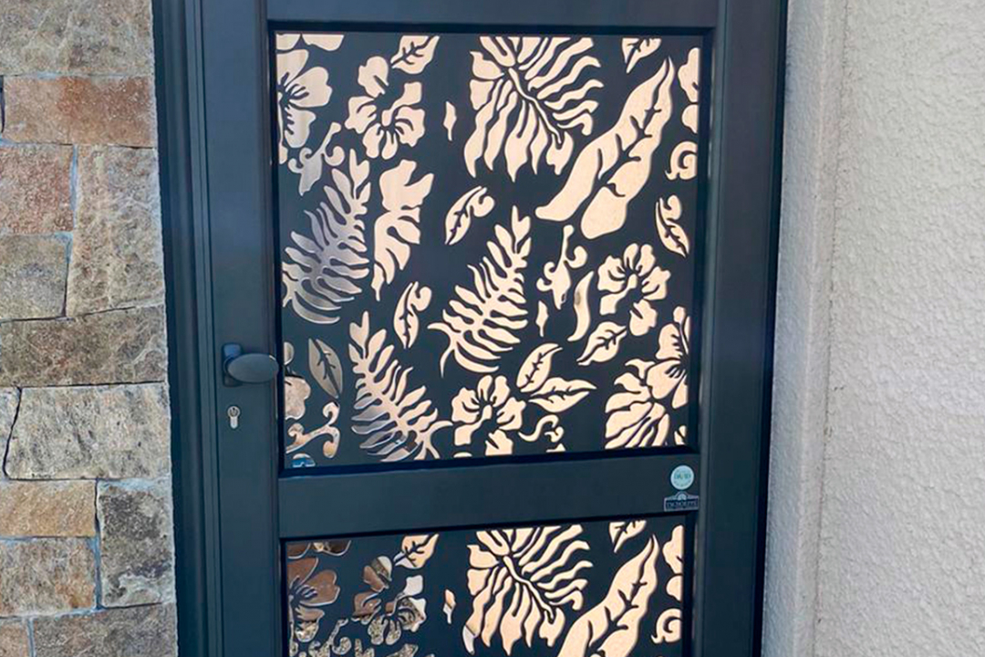 Fabiraction, installation, Portillon exclusif Aluminium Tschoepp  Frjus