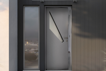 Porte d�entr�e semi-vitr�e K-LINE