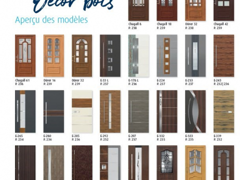 Decors Bois Porte Kompotherm 